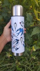 Termoska klasická 750 ml Vlaštovky