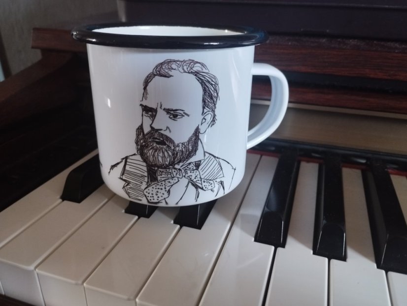 Plecháček Antonín Dvořák černý lem