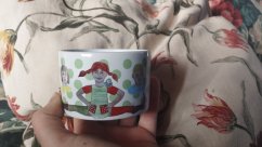 Makronka keramická Pippi dlouhá punčocha