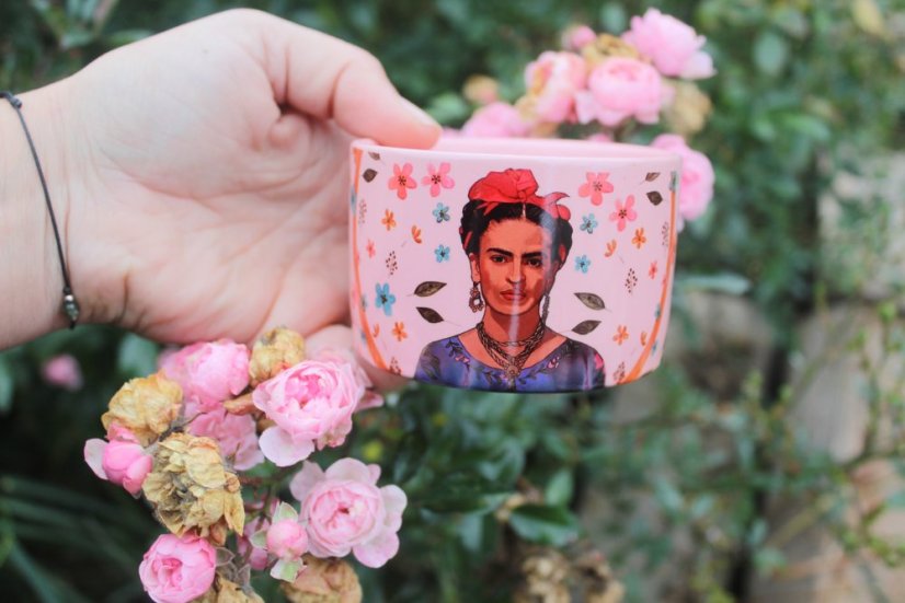 Makronka keramická Frida růžová
